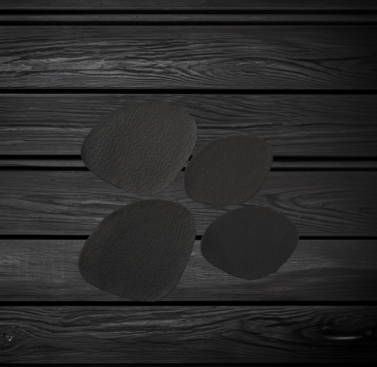 Selvklebende hæl-lapp SORT