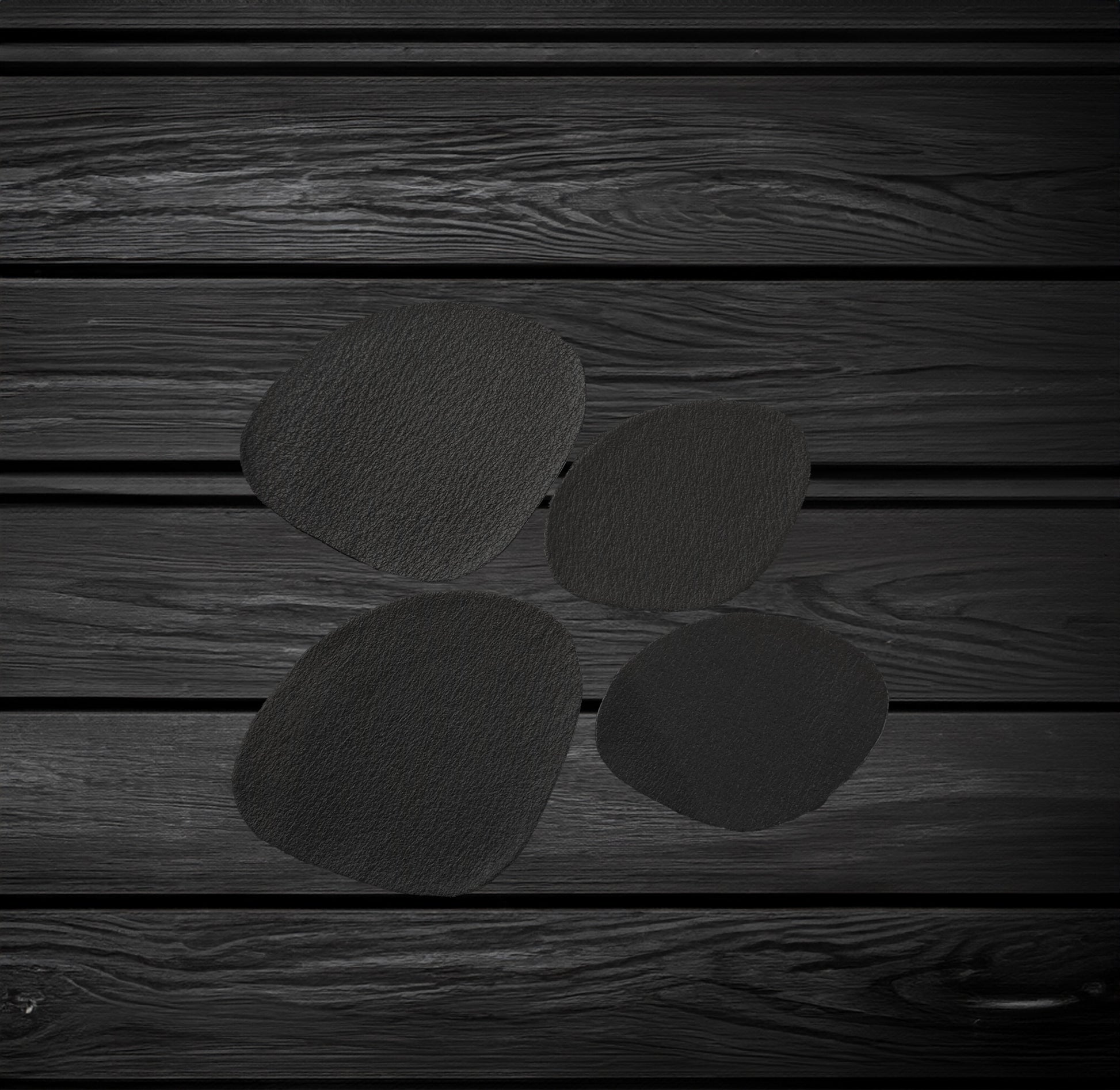 Selvklebende hæl-lapp SORT