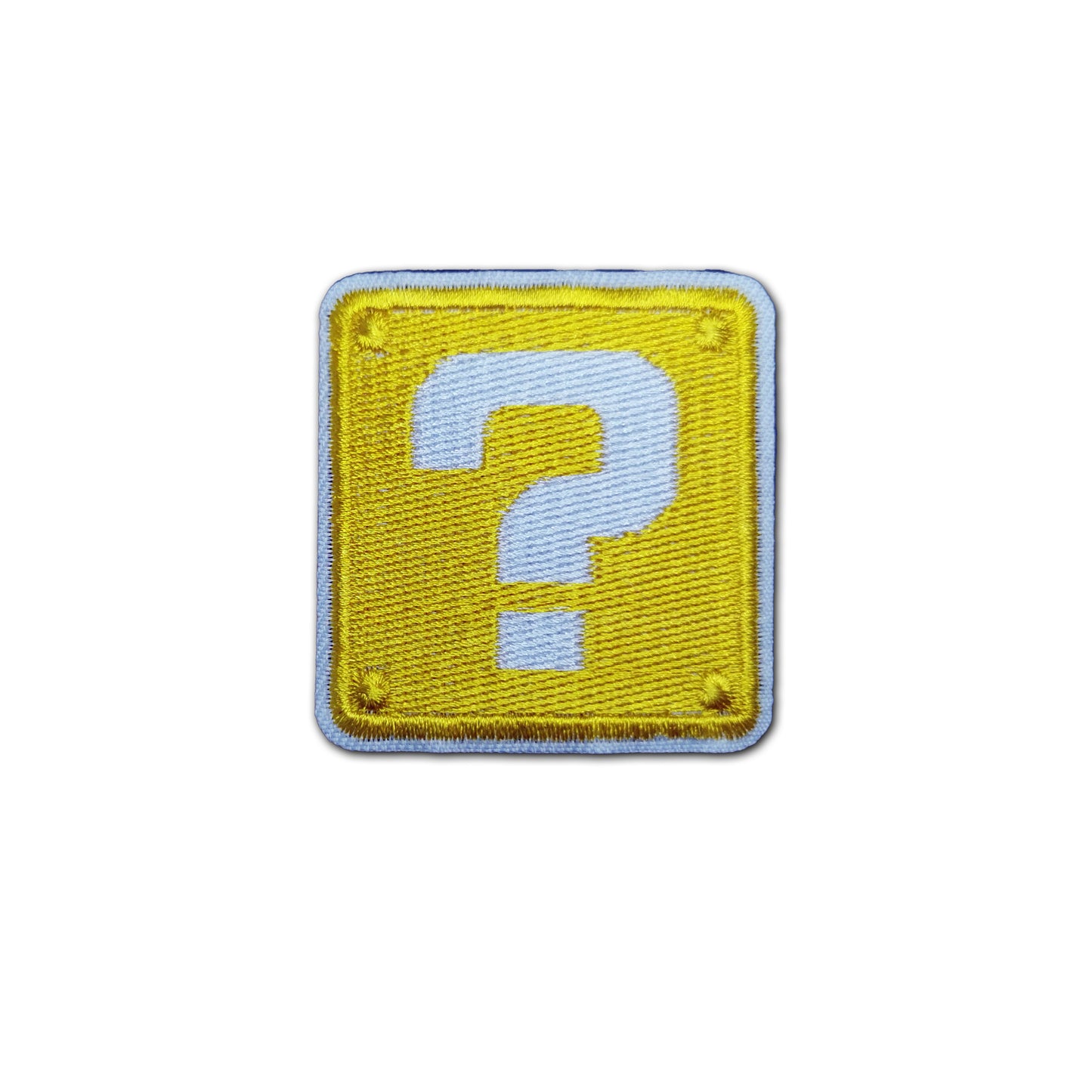 Brodert strykemerke av et spørsmålstegn