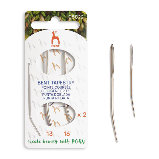 Stoppenål med bøyd spiss str. 13/16