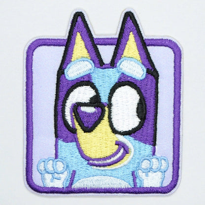 Strykelapp Bluey - firkant