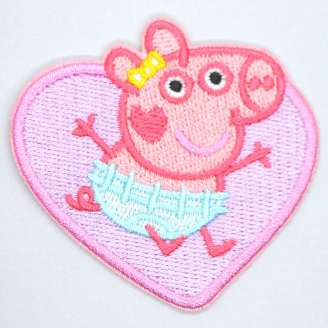 Strykelapp Peppa Gris Lillesøster Evie