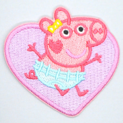 Strykelapp Peppa Gris Lillesøster Evie