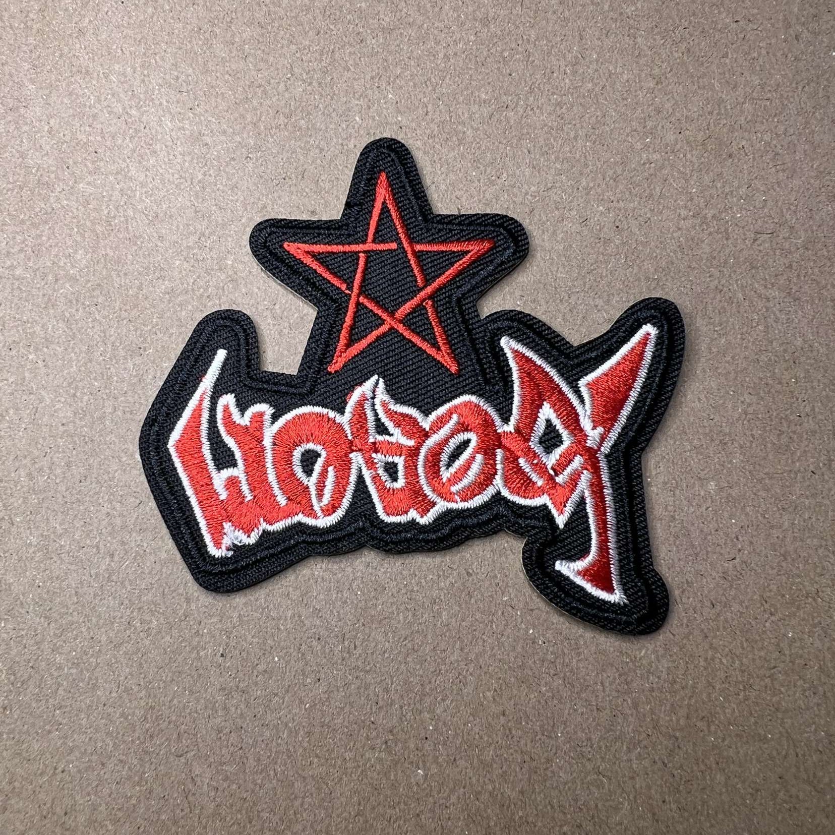 Brodert strykemerke Retro Band