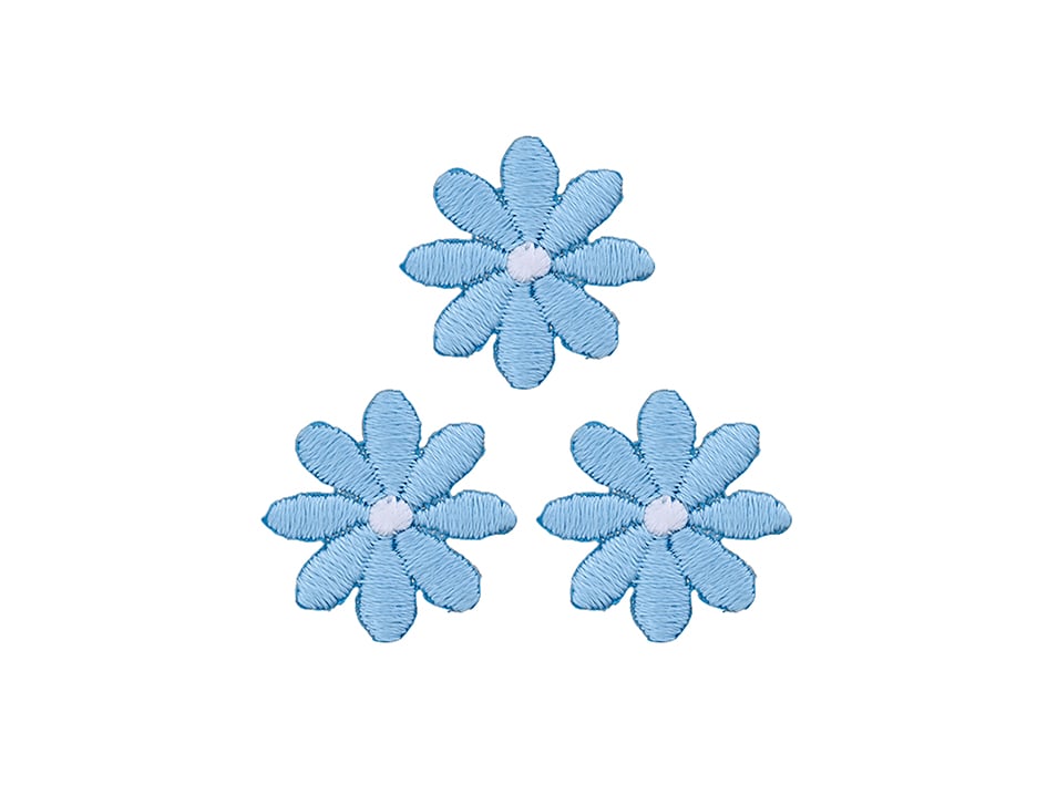 Strykemerke – Blomster Liten Lys Blå