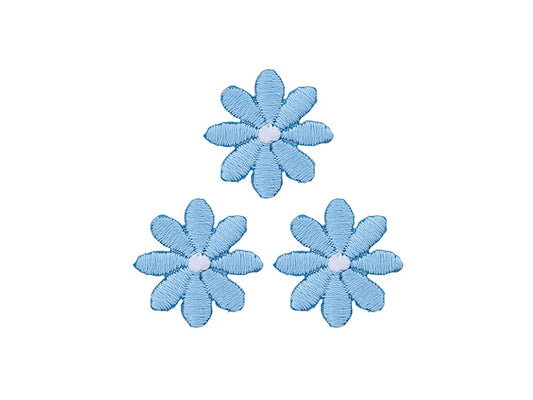 Strykemerke – Blomster Liten Lys Blå