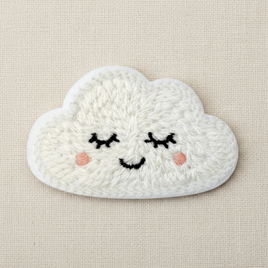 Strykemerke – sky hvit