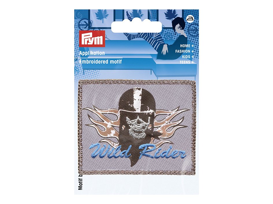 Brodert strykemerke av Wild Rider