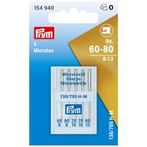 Symaskinnåler 5Stk – Microtex 130/705 – 60-80