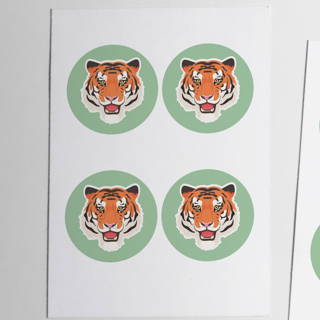 Klistremerker av Tigerhode