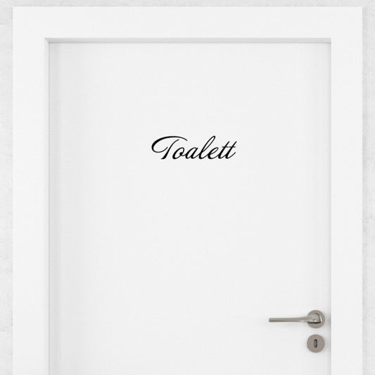 Toalett 1 Wallsticker