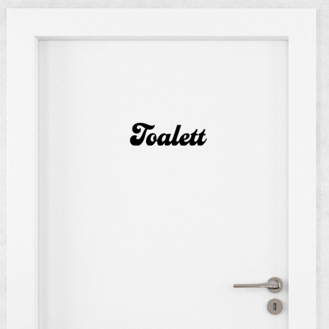 Toalett Wallsticker