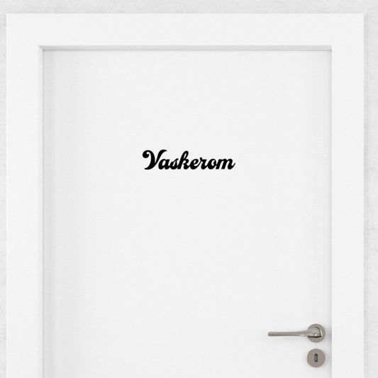 Vaskerom Wallsticker