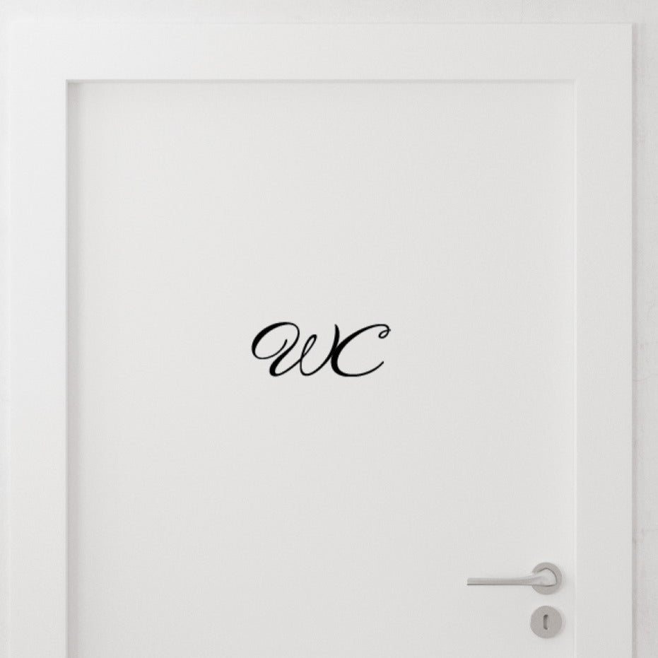 Wc 1 Wallsticker