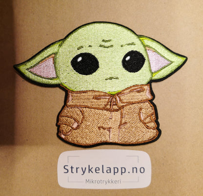 Brodert strykemerke av Yoda