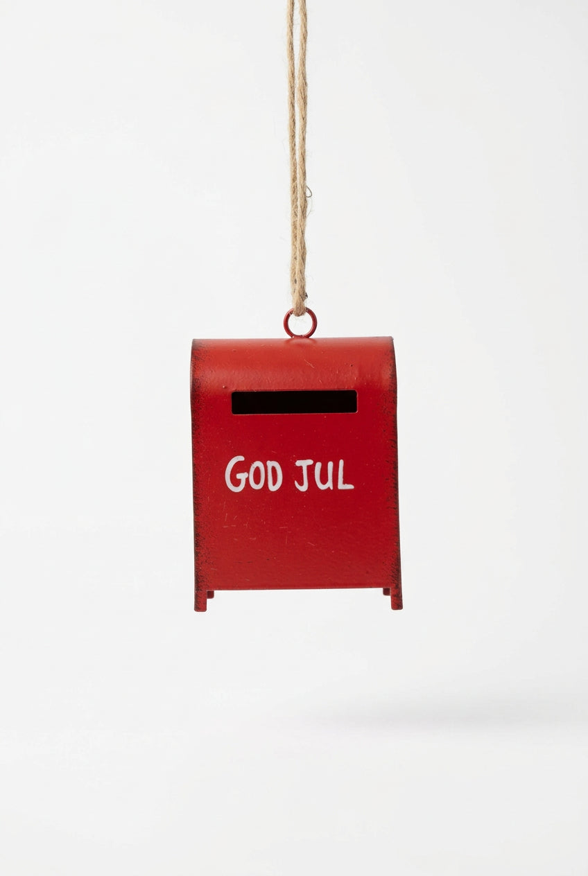 nostalgisk juletrepynt god jul