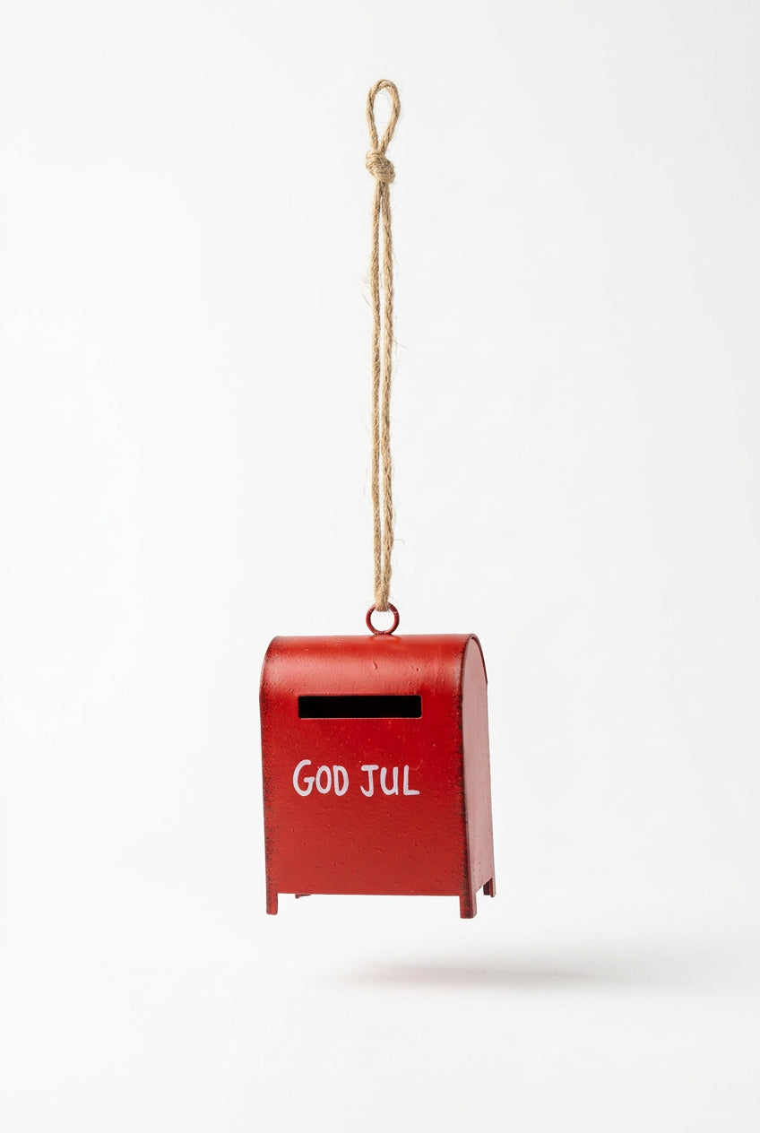 nostalgisk juletrepynt god jul